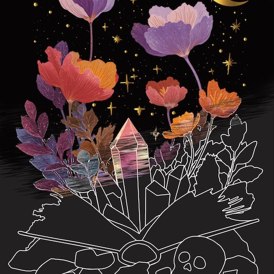 Brea Reese® 6" x 8" Mystical Garden Scratch Art Paper Pad